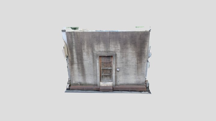 Facade of a Japanese Restaurant 3D Model