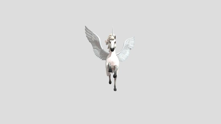 Unicorn 3D 3D Model