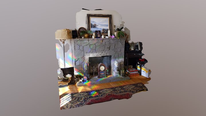 Fireplace scan 3D Model