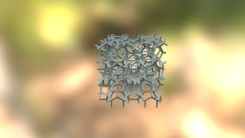 Weaire-Phelan - 3D model by mrchretien [c89d3bf] - Sketchfab