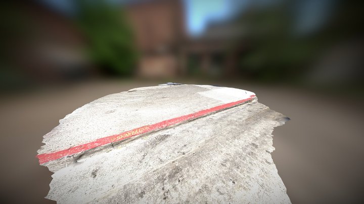 Sidewalk along Mission Street btwn 22nd and 23rd 3D Model