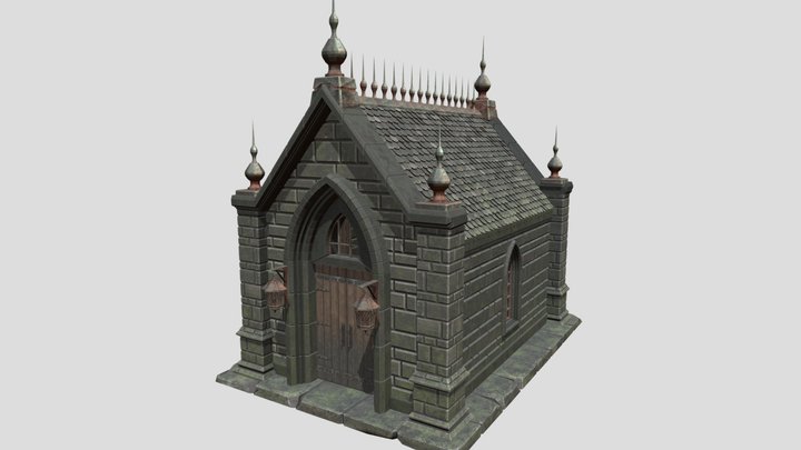 graveyard crypt 3D Model