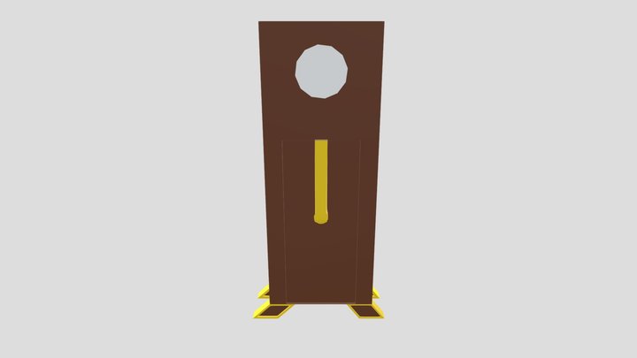 floor clock 3D Model