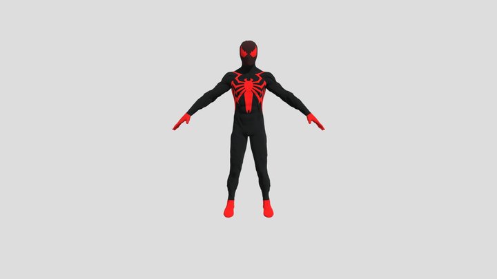 marvel-spiderman-2-ps5-symbiote-suit 3D Model