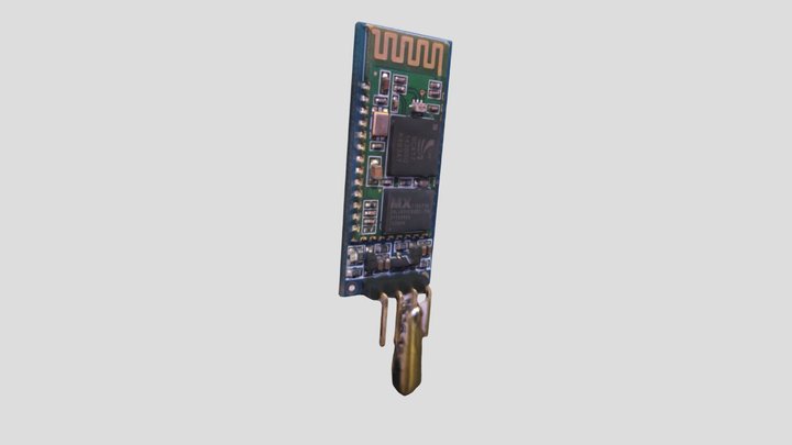 Integrated Bluetooth Serial Pass-Through Module 3D Model