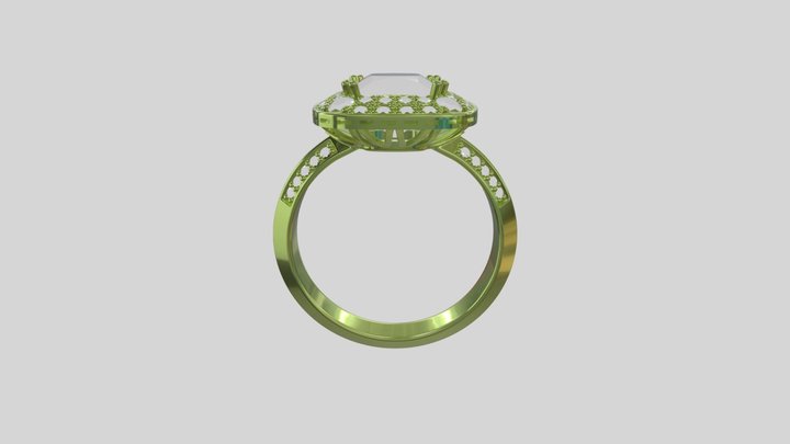 Ring 1 Gems 3D Model