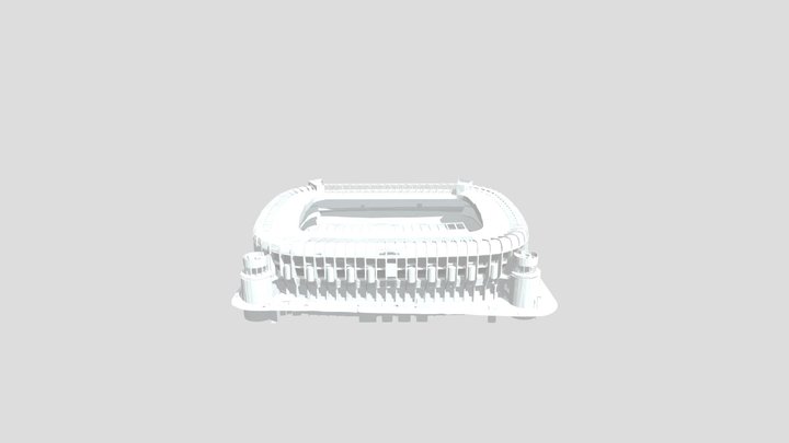 Estadio Santiago Bernabeu - Real Madrid CF 3D Model