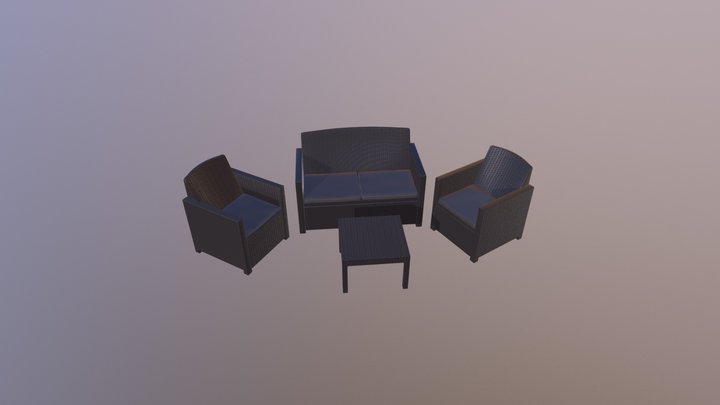 Furniture set 3D Model