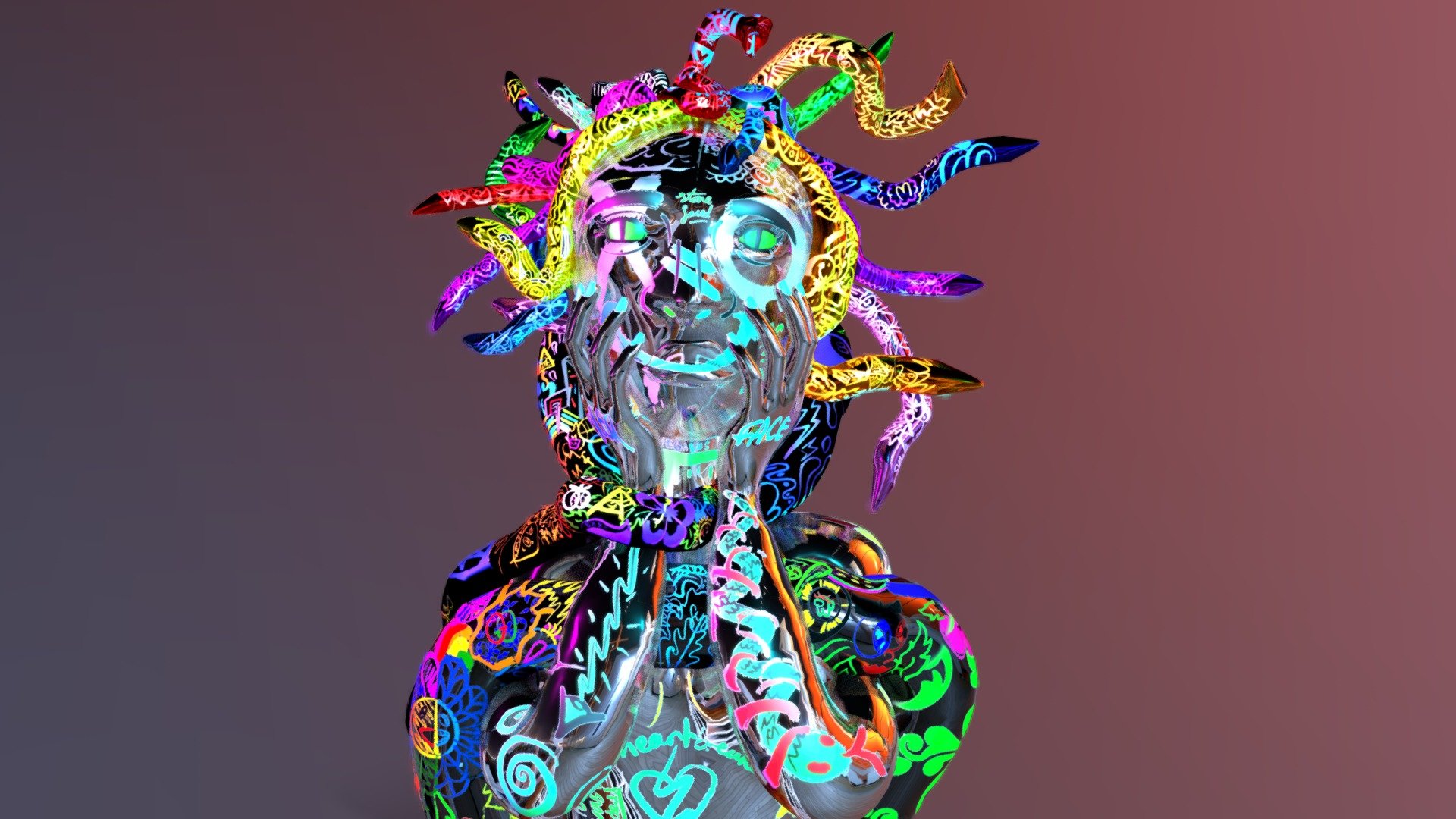 Medusa X Apollo Art - Download Free 3D model by Alex Robinson (@Alprob ...