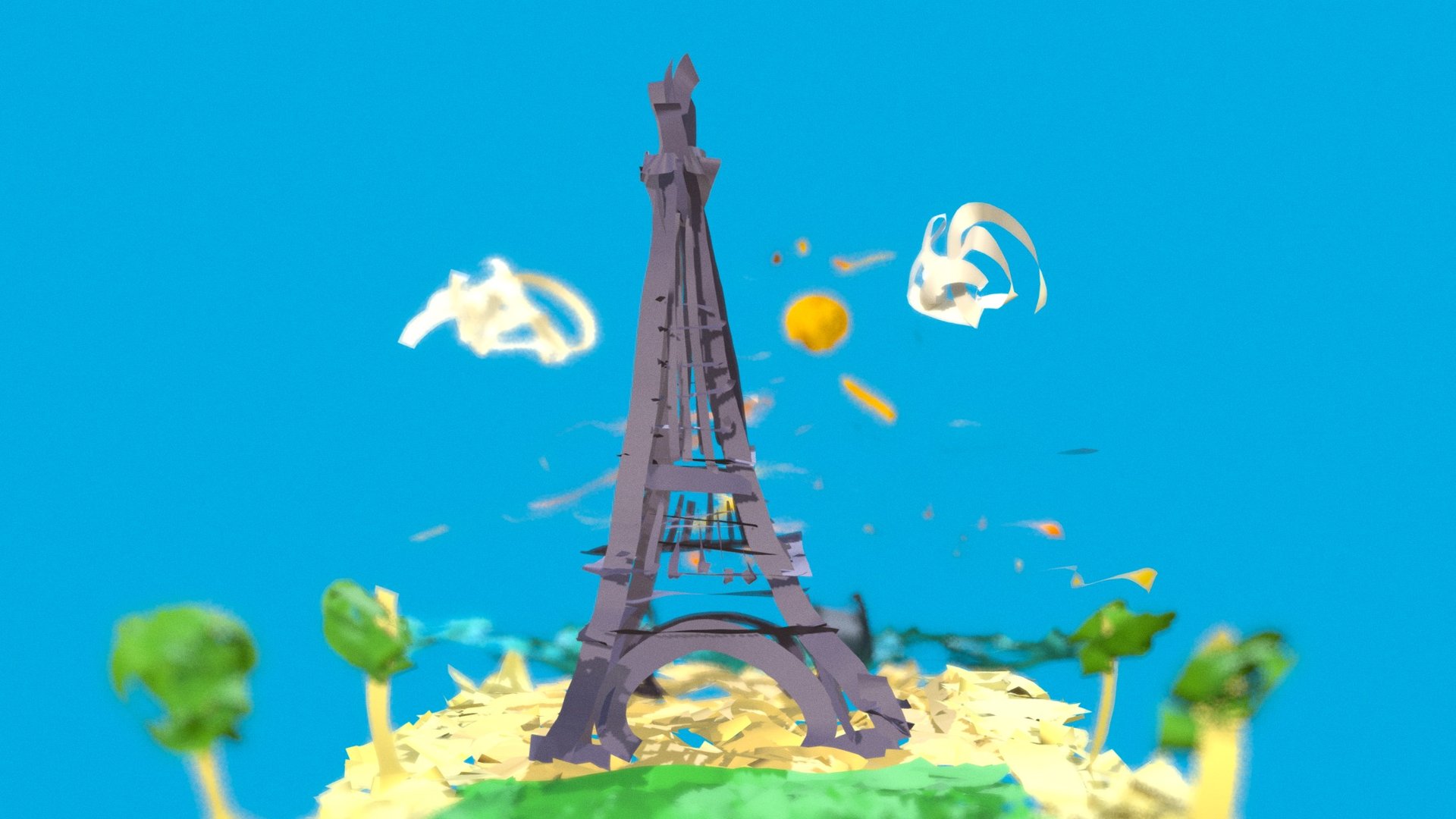Eiffel Tower in Tiltbrush