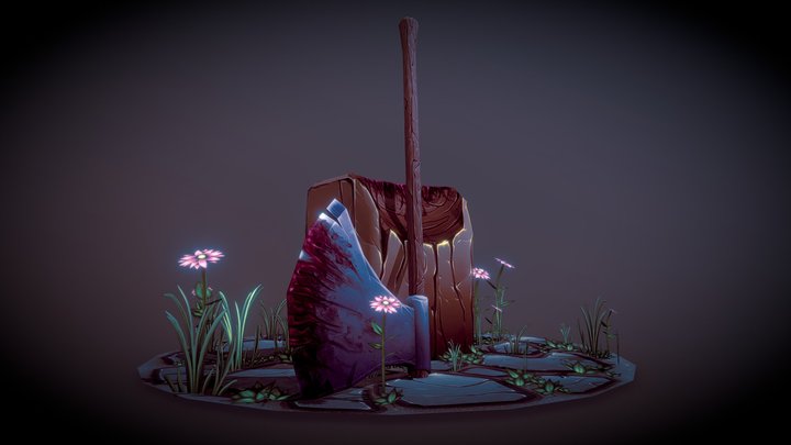 Chopping Block 3D Model