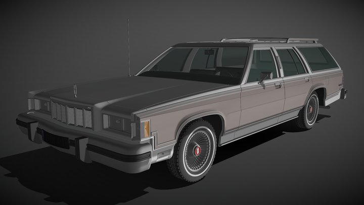 Mercury marquis 1998 – Free 3D Model STL