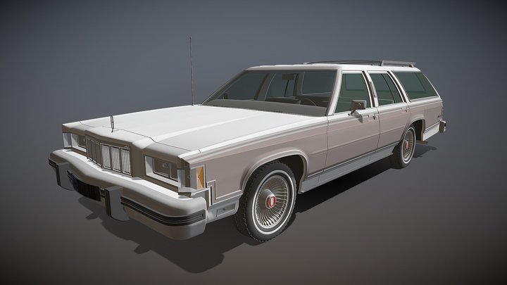 Mercury marquis 1998 3D Model
