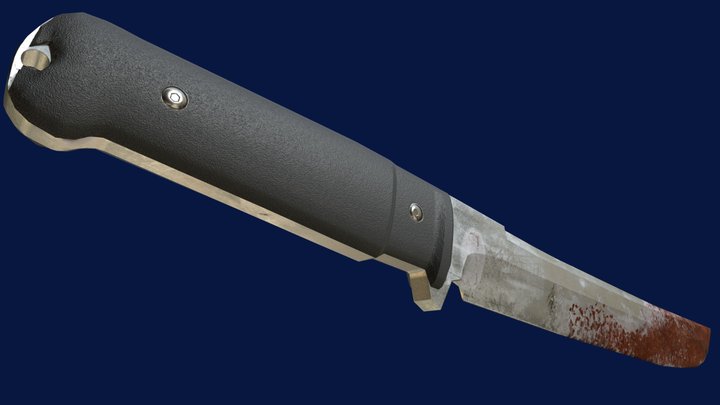 Kizlyar Sensei D2 Knife 3D Model