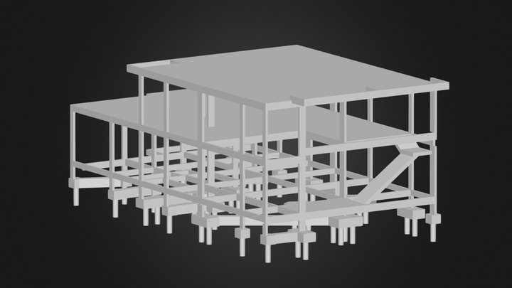 Projeto Estrutural A 3D Model