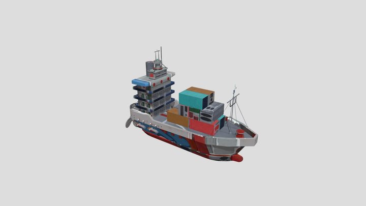 cargo-ship 3D Model