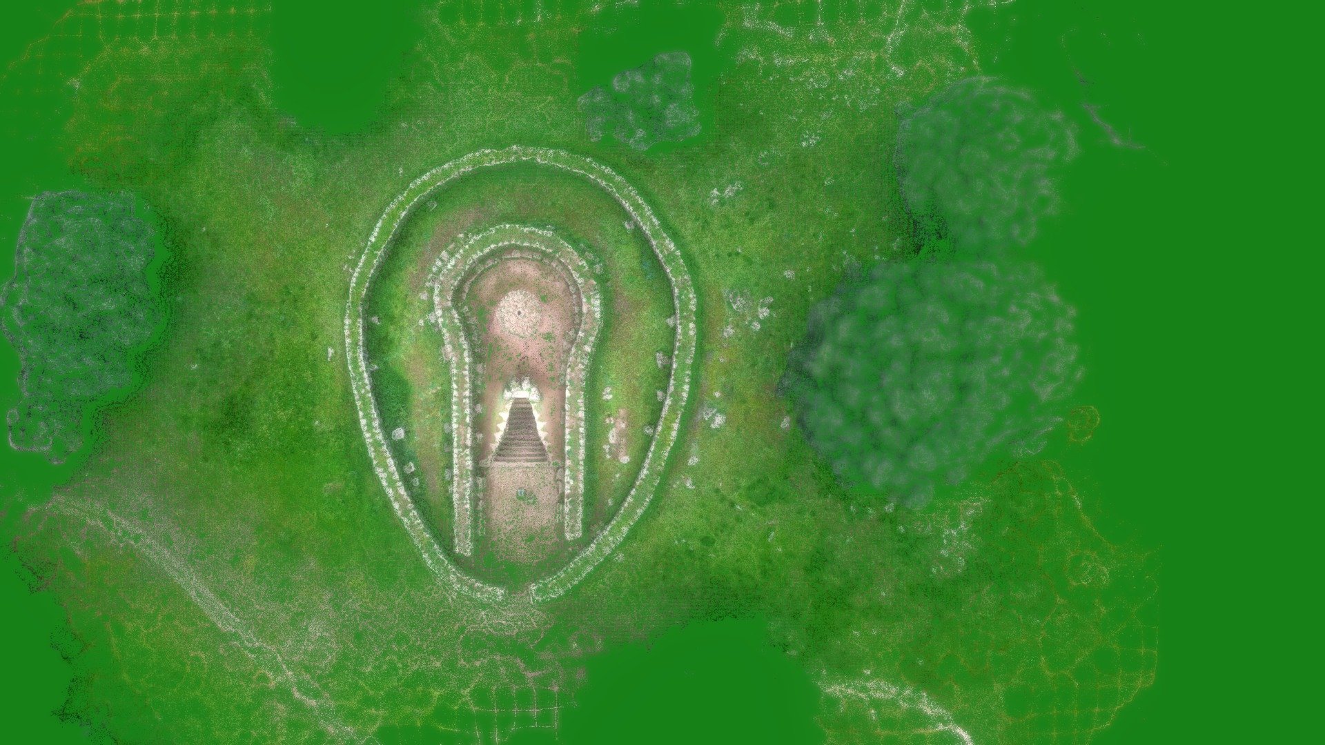 Nuragic Holy Well of Santa Cristina near Oristan