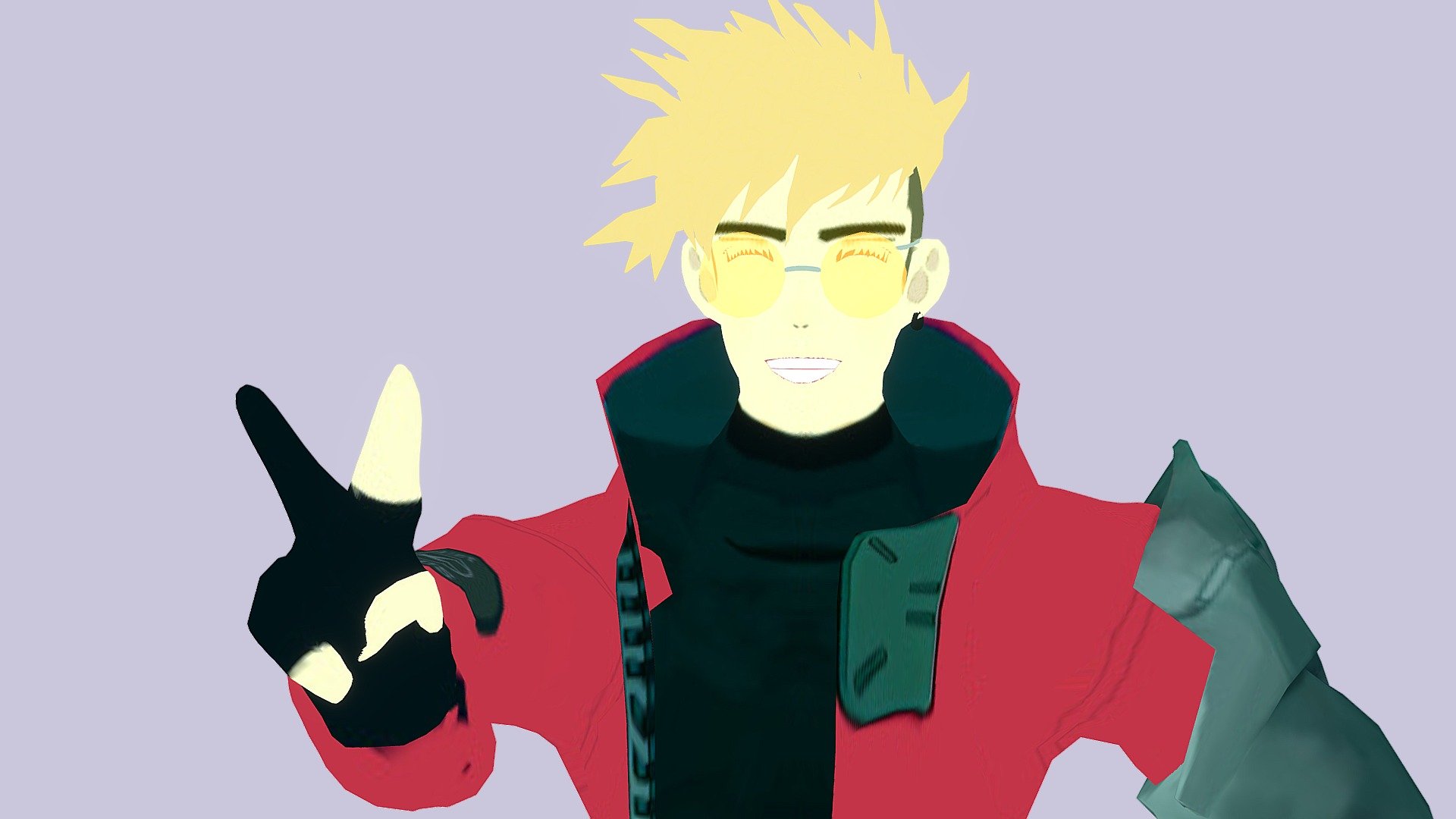 New Anime Trigun Stampede - Vash - - 3D model by Romélus 3D (@Romelus