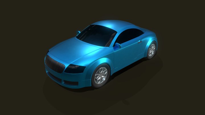 High Poly Car CL05 3D Model