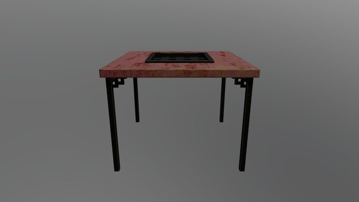 Izakaya Table 3D Model