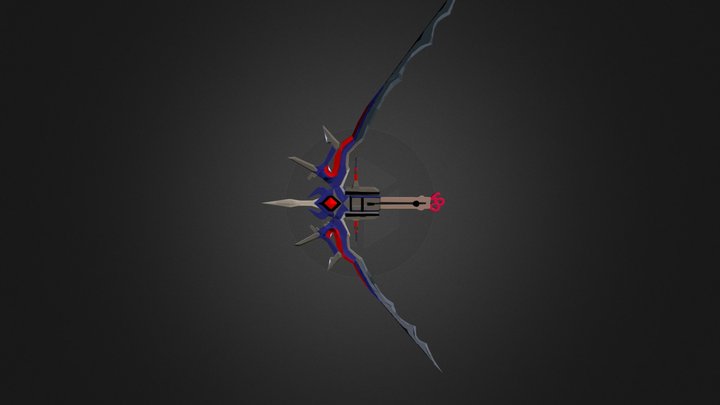 Sci-Fi Swordbow 3D Model