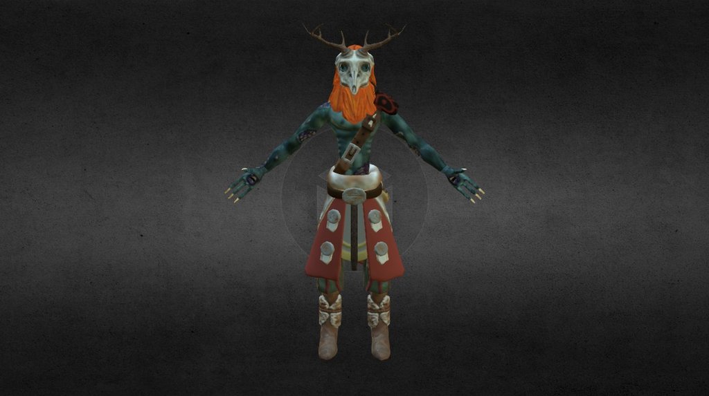 Shaman - 3D model by Devin Smythe (@Devin.Smythe) [c8ae365] - Sketchfab