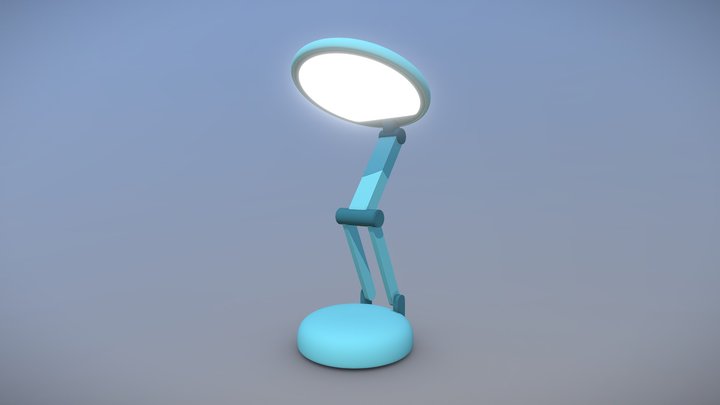 Minimalistic desk lamp 3D Model