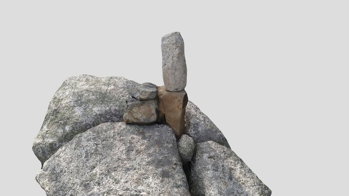 Rocks N5. Stone cairn – Kostenloses 3D-Modell STL