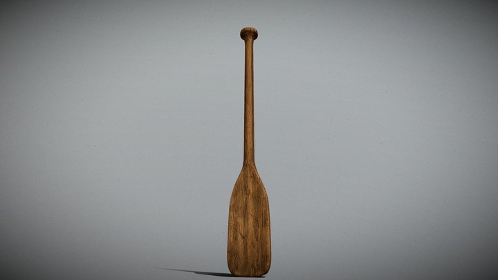 Weathered Wooden Paddle_Ti
