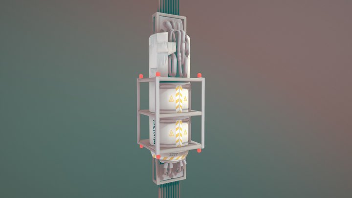 Space Elevator 3D Model