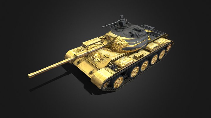 The Golden Dragon 3D Model