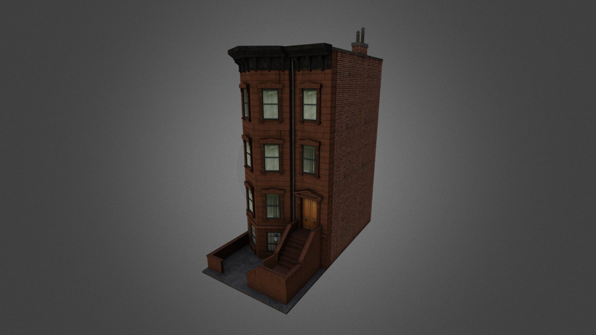 Retro City Pack II Building 03 - 3D model by noirfx [c8b135a] - Sketchfab