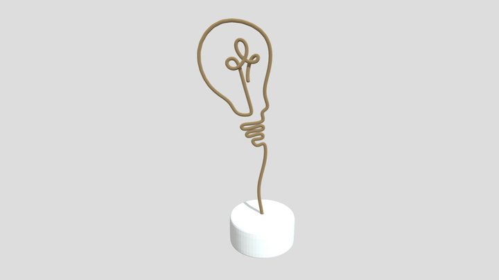 Wire Lamp Display