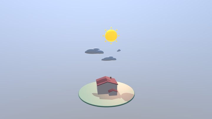 Sunny House 3D Model