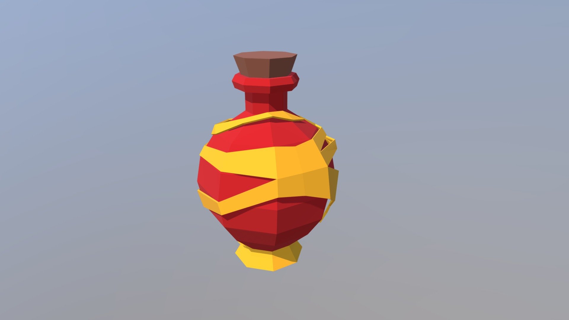 Potion Bottle - Wrap Around — Sketchfab embed 3D viewer