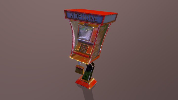 Vidphone Cabin 3D Model