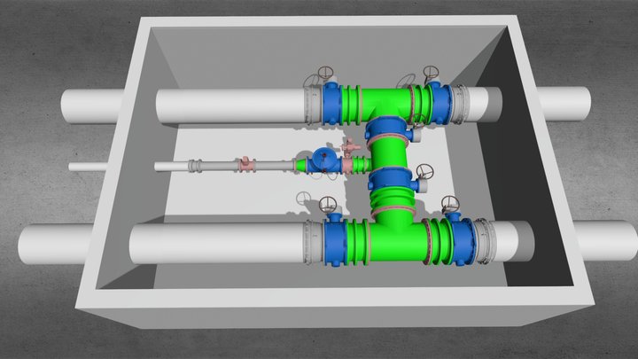 DN800_LEÁGSZ_CSZ - 3D 3D Model