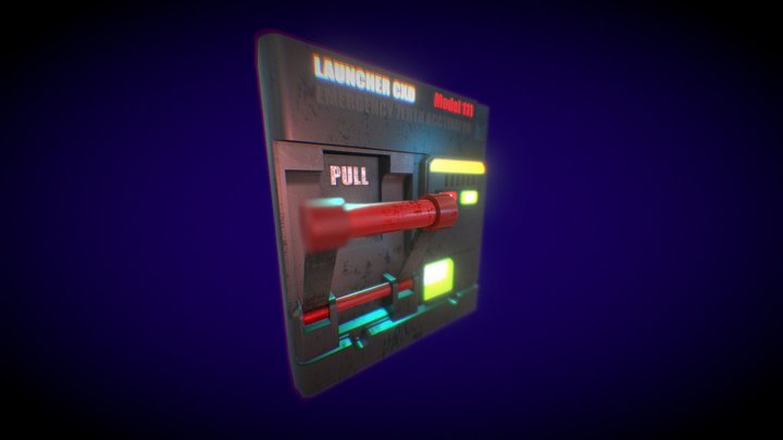 Industrial handle "LAUNCHER" 3D Model
