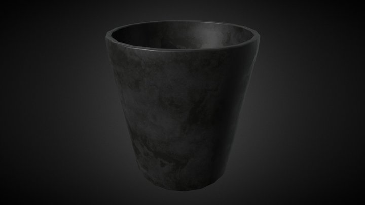 Simple Bin 3D Model