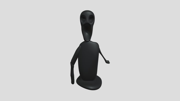 The Figure In The Dark 3D Model