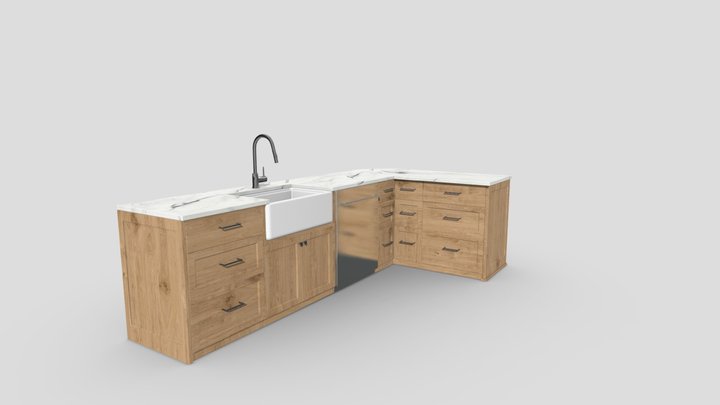 Kitchen Cab 3D Model