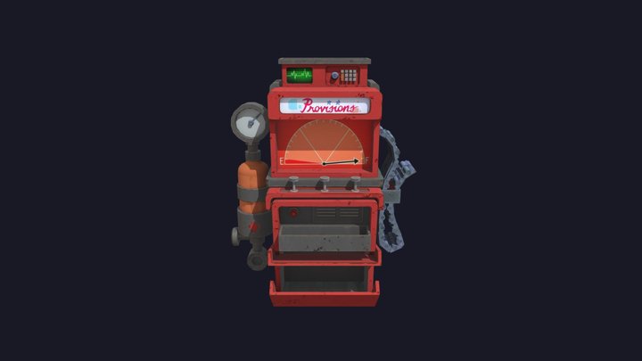 Team Fortress 2 Dispenser 3D Model