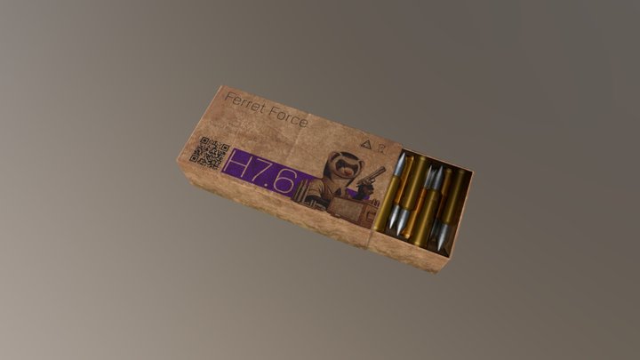Ferret Force Bullet 3D Model