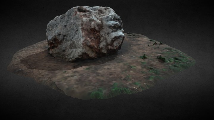 Piedra caliza ornamental 3D Model