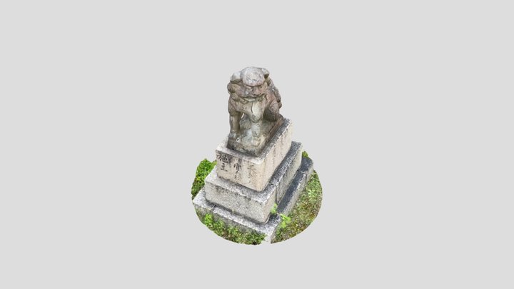 狛犬2 3D Model