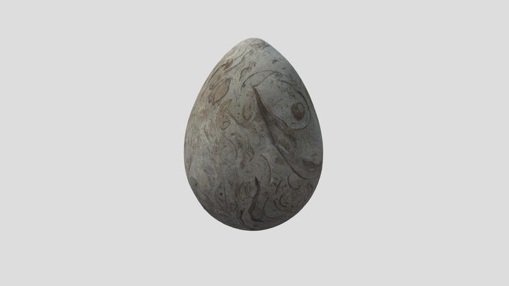Calcareous fossil-bearing mudstone 3D Model