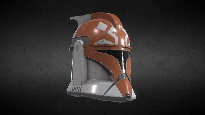 Clone Trooper Helmet Pase 1 332nd 3D Model