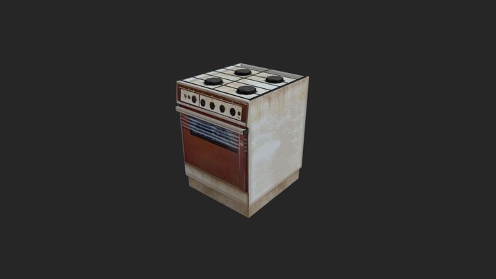 PS2 stove 3D Model