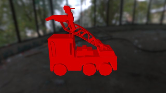 Fire Truck 3D Model