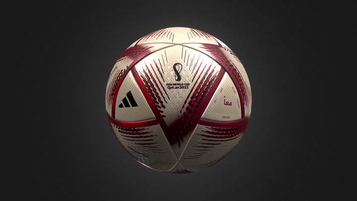Adidas Al Hilm - Official FIFA Qatar 2022 ball 3D Model